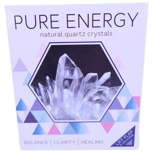 Pure Energy Natural Quartz Crystals Healing Meditation Satchel Natural Stones